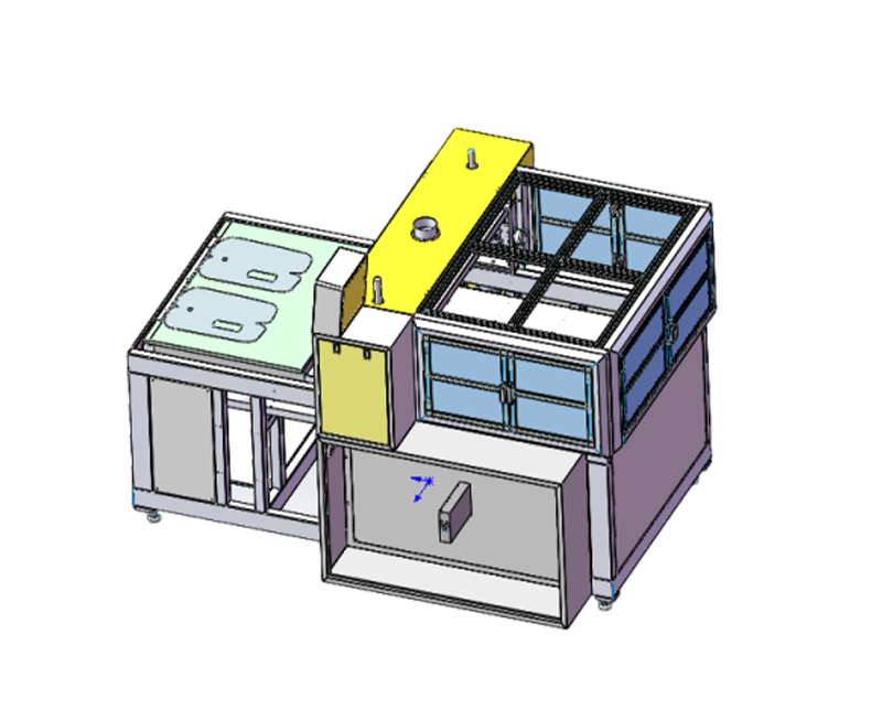 A in A out upper roller coating machine